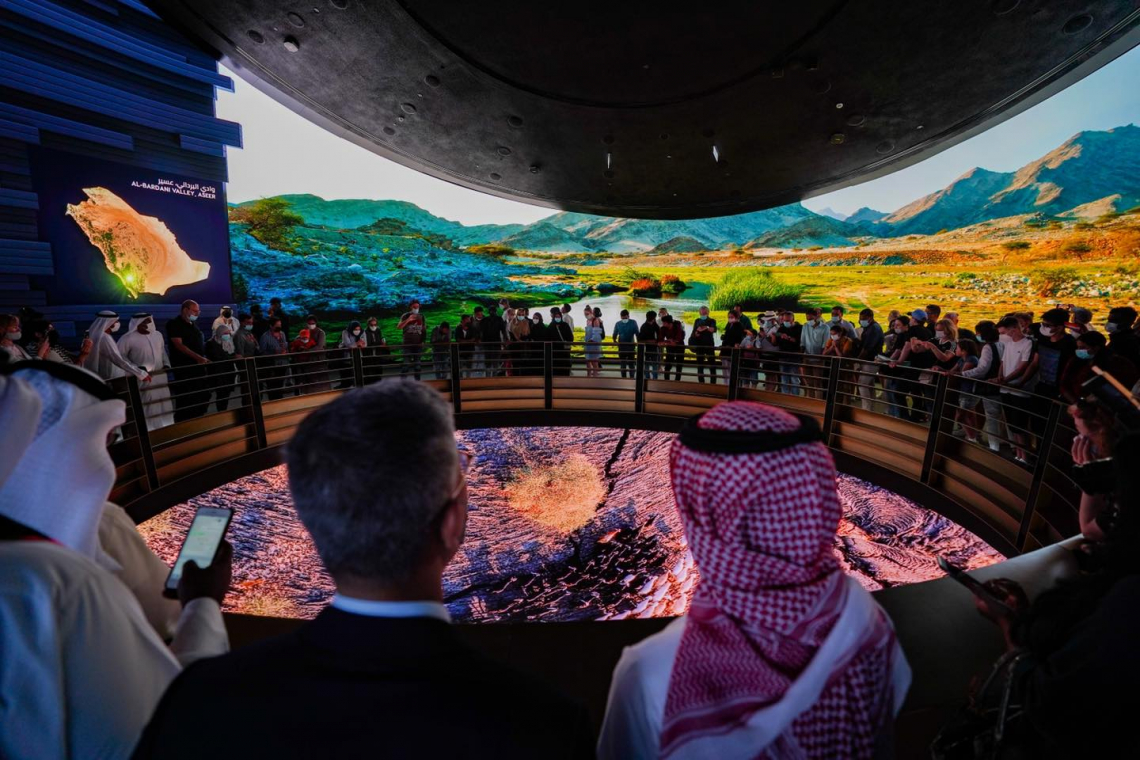 Sesi Lawatan Ke Astaka Arab Saudi Di Expo 2020 Dubai